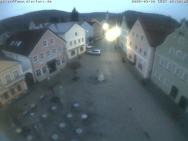 Archiv Foto Webcam Ostansicht Rathaus Dietfurt