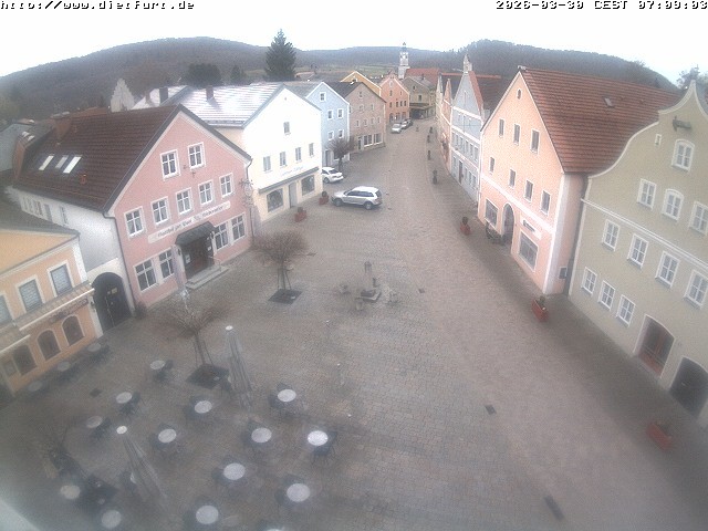 Archiv Foto Webcam Ostansicht Rathaus Dietfurt