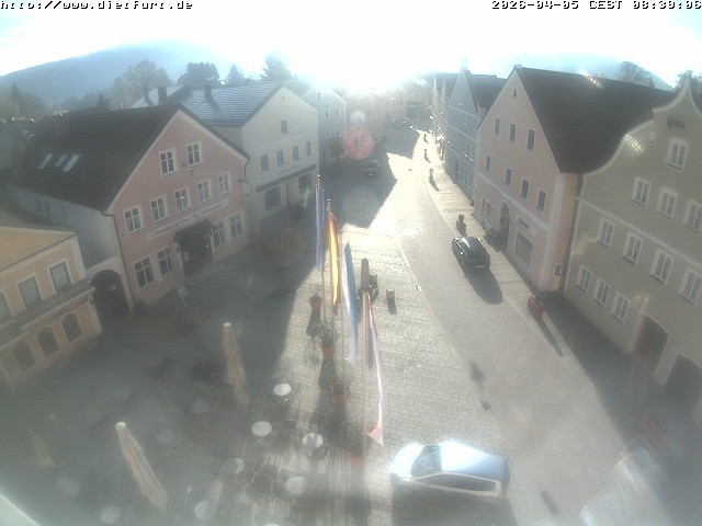 Archiv Foto Webcam Ostansicht Rathaus Dietfurt