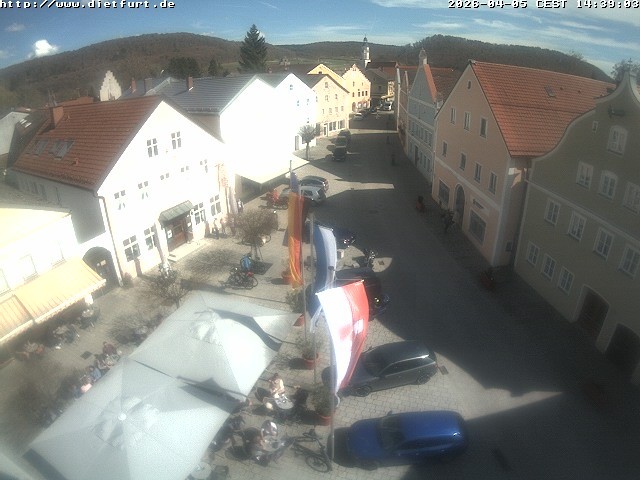 Archiv Foto Webcam Ostansicht Rathaus Dietfurt