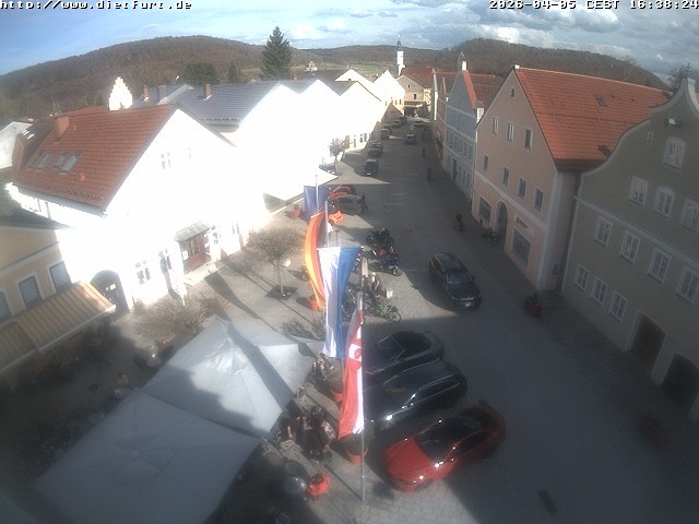 Archiv Foto Webcam Ostansicht Rathaus Dietfurt