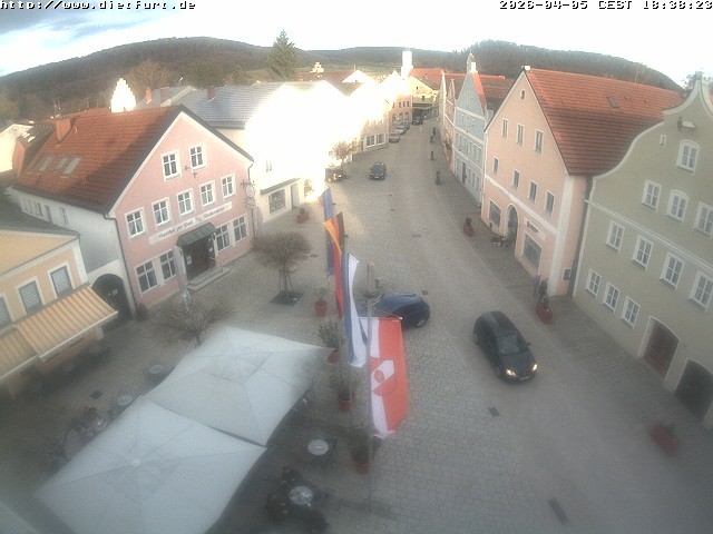 Archiv Foto Webcam Ostansicht Rathaus Dietfurt