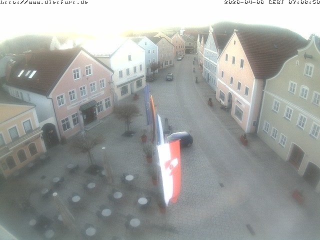 Archived image Webcam View on Dietfurt guildhall
