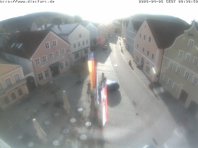 Archived image Webcam View on Dietfurt guildhall