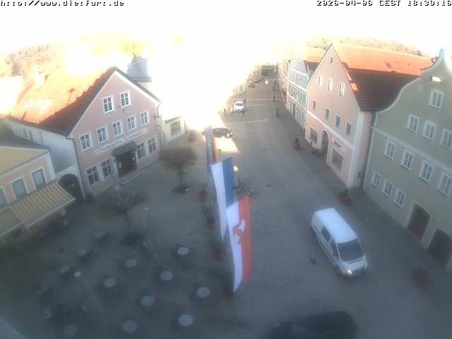 Archived image Webcam View on Dietfurt guildhall