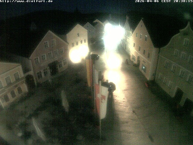 Archived image Webcam View on Dietfurt guildhall