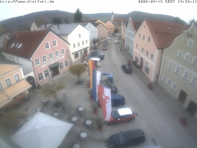 Archiv Foto Webcam Ostansicht Rathaus Dietfurt