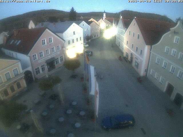 Archiv Foto Webcam Ostansicht Rathaus Dietfurt