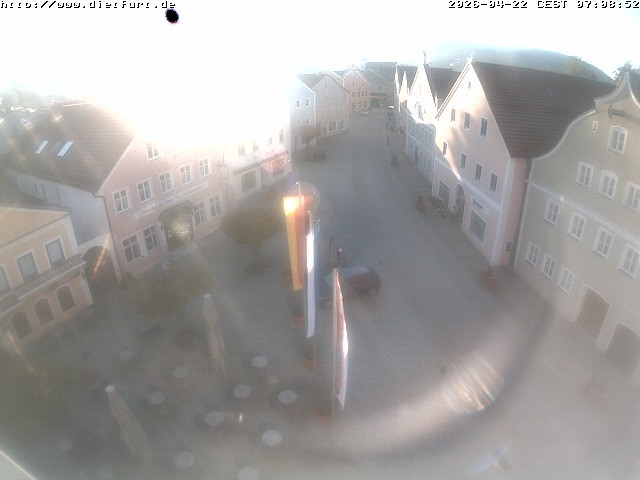 Archiv Foto Webcam Ostansicht Rathaus Dietfurt