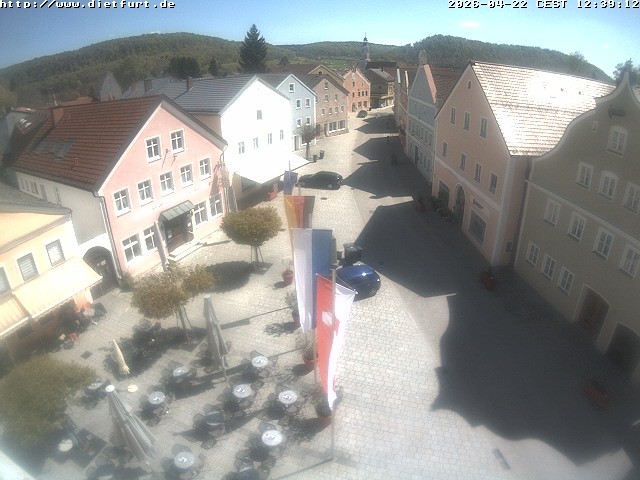 Archiv Foto Webcam Ostansicht Rathaus Dietfurt