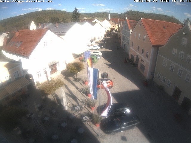 Archiv Foto Webcam Ostansicht Rathaus Dietfurt