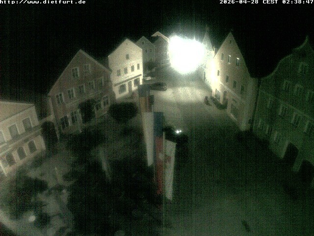 Archiv Foto Webcam Ostansicht Rathaus Dietfurt