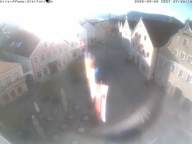 Archiv Foto Webcam Ostansicht Rathaus Dietfurt