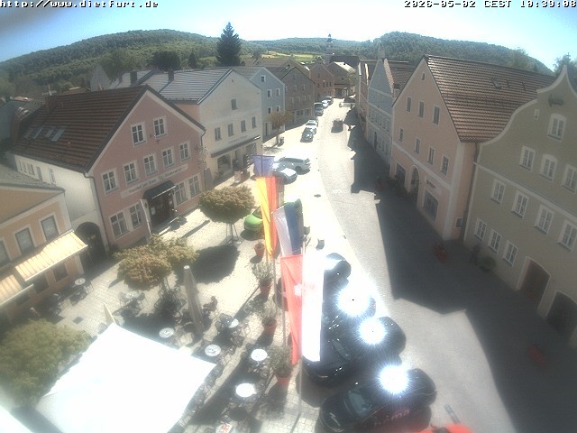 Archiv Foto Webcam Ostansicht Rathaus Dietfurt