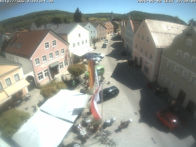 Archiv Foto Webcam Ostansicht Rathaus Dietfurt
