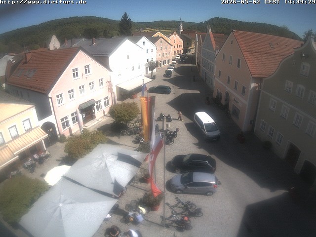Archiv Foto Webcam Ostansicht Rathaus Dietfurt