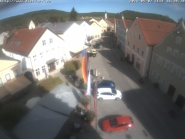 Archived image Webcam View on Dietfurt guildhall