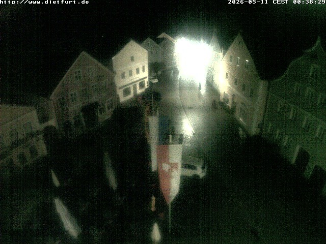 Archiv Foto Webcam Ostansicht Rathaus Dietfurt