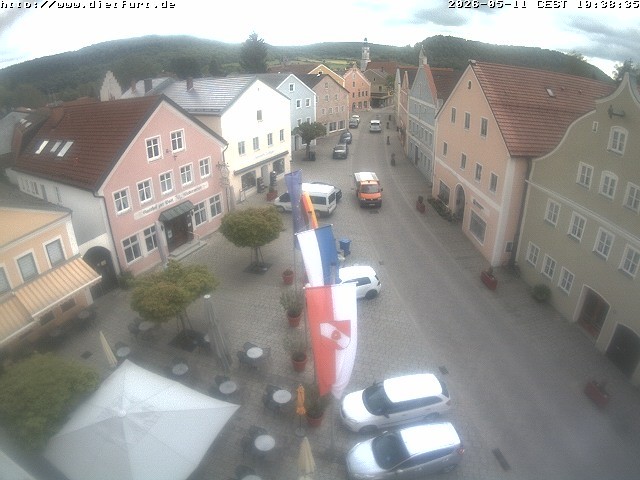 Archiv Foto Webcam Ostansicht Rathaus Dietfurt