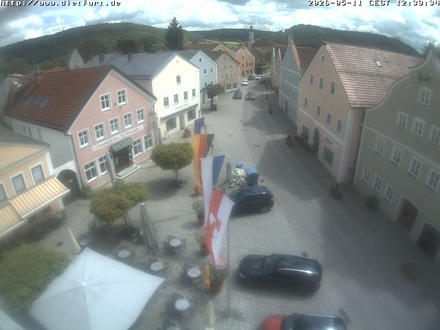 Archiv Foto Webcam Ostansicht Rathaus Dietfurt