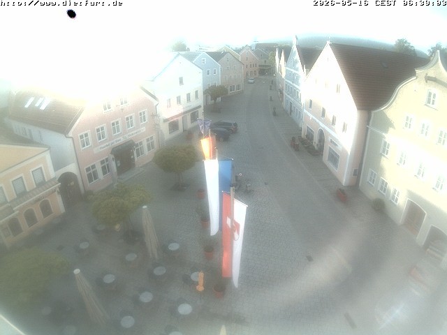 Archiv Foto Webcam Ostansicht Rathaus Dietfurt