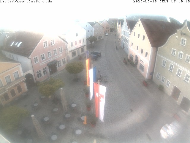 Archiv Foto Webcam Ostansicht Rathaus Dietfurt
