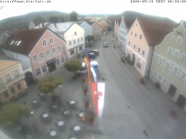Archiv Foto Webcam Ostansicht Rathaus Dietfurt