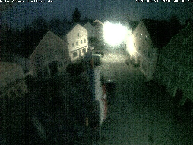 Archived image Webcam View on Dietfurt guildhall
