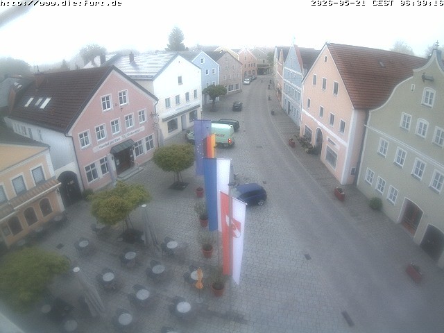 Archived image Webcam View on Dietfurt guildhall