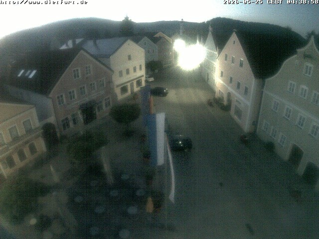 Archiv Foto Webcam Ostansicht Rathaus Dietfurt