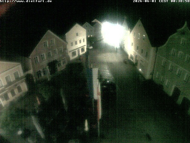 Archiv Foto Webcam Ostansicht Rathaus Dietfurt