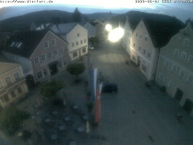 Archiv Foto Webcam Ostansicht Rathaus Dietfurt