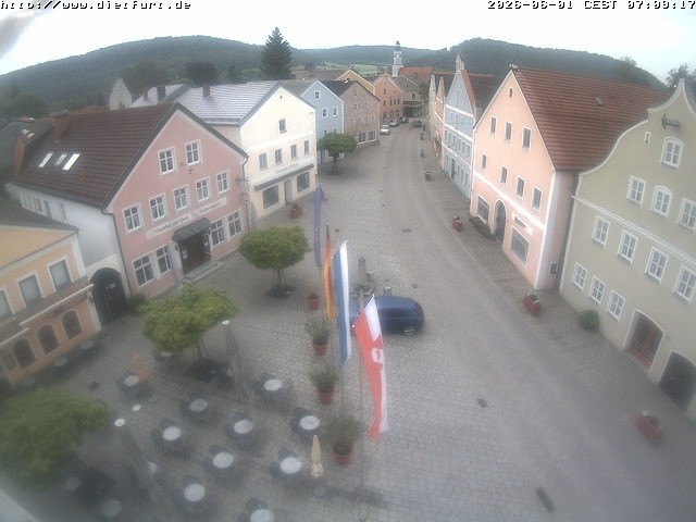 Archiv Foto Webcam Ostansicht Rathaus Dietfurt