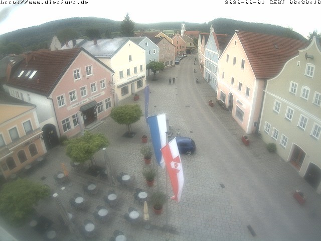 Archiv Foto Webcam Ostansicht Rathaus Dietfurt