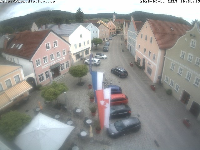 Archiv Foto Webcam Ostansicht Rathaus Dietfurt