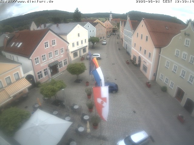 Archiv Foto Webcam Ostansicht Rathaus Dietfurt