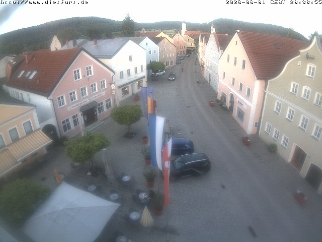 Archiv Foto Webcam Ostansicht Rathaus Dietfurt