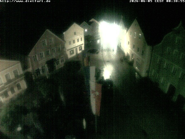 Archiv Foto Webcam Ostansicht Rathaus Dietfurt