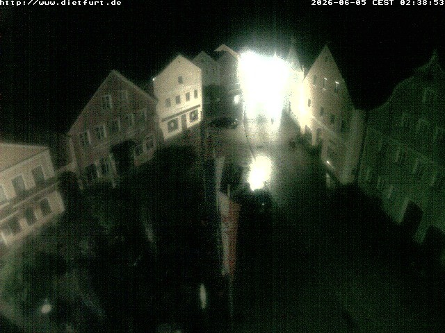 Archiv Foto Webcam Ostansicht Rathaus Dietfurt