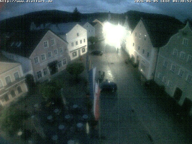 Archiv Foto Webcam Ostansicht Rathaus Dietfurt