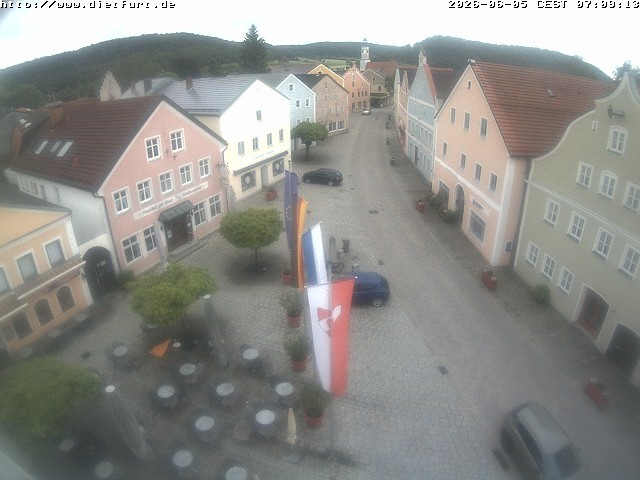 Archiv Foto Webcam Ostansicht Rathaus Dietfurt