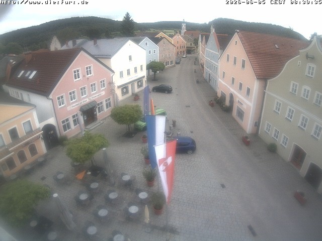 Archiv Foto Webcam Ostansicht Rathaus Dietfurt