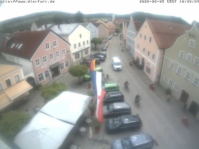 Archiv Foto Webcam Ostansicht Rathaus Dietfurt