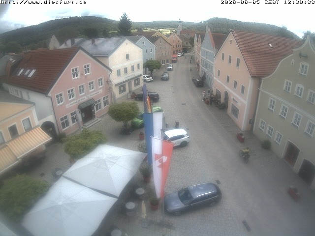 Archiv Foto Webcam Ostansicht Rathaus Dietfurt