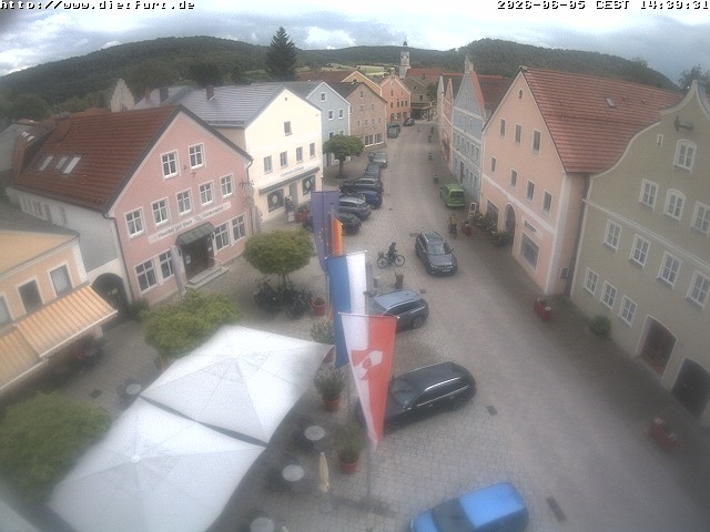 Archiv Foto Webcam Ostansicht Rathaus Dietfurt