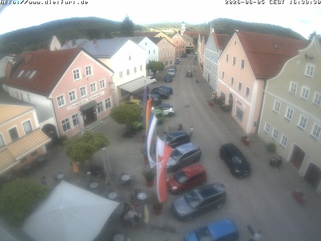 Archiv Foto Webcam Ostansicht Rathaus Dietfurt