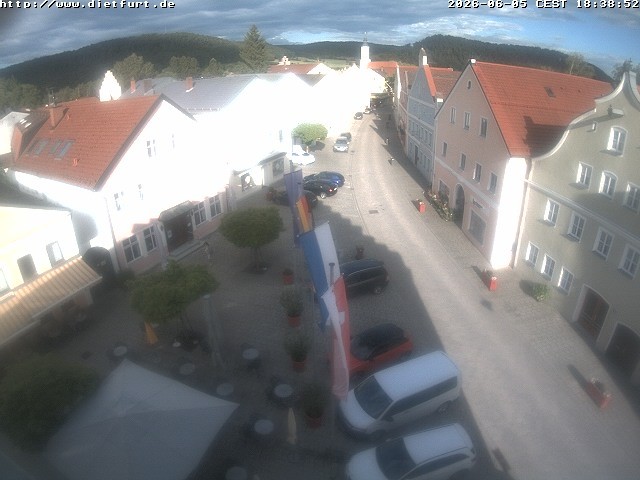Archived image Webcam View on Dietfurt guildhall