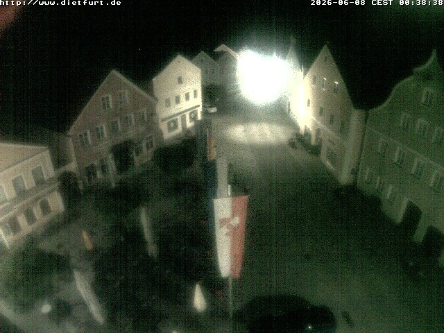 Archiv Foto Webcam Ostansicht Rathaus Dietfurt