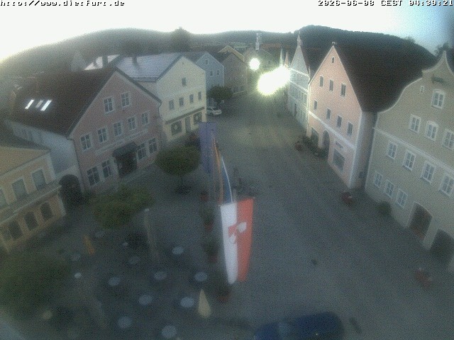 Archiv Foto Webcam Ostansicht Rathaus Dietfurt