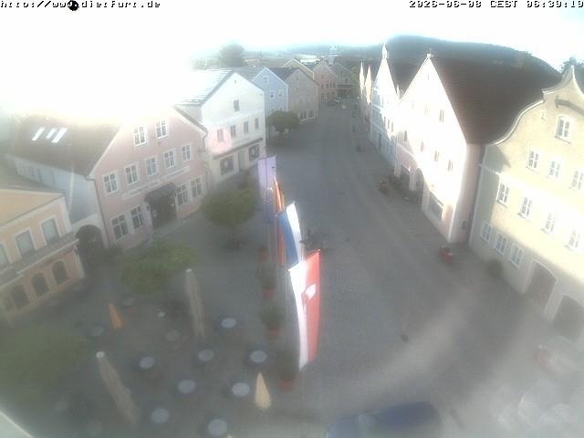 Archiv Foto Webcam Ostansicht Rathaus Dietfurt